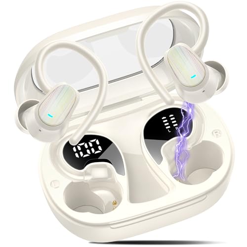Image of AI Translation Earbuds Real Time, 164 Language Translator Earbud with Audio and Video Calls, 3-in-1 Buletooth 5.4 Translation Headphone with APP, 50H AI Ear Buds Translator Device for Business, White