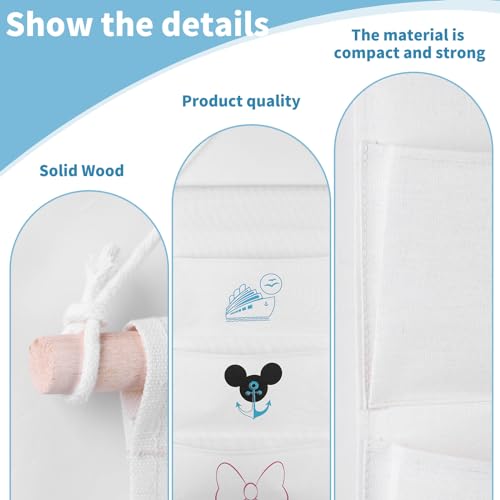 sussie daddy Extenseur de poisson exclusif à 3 poches pour une organisation sans effort et une vitrine élégante de cadeaux pour Disney Cruise Door Magic – vue 6