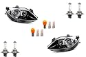 Johns, Scheinwerfer Halogen Front passend für Seat Ibiza 6J 08-12 Leuchtmittel Satz L R
