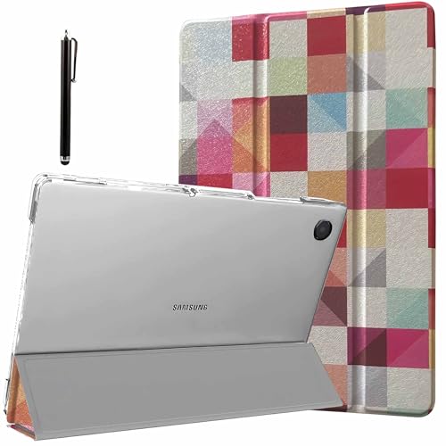 Image of ProElite Cover for Samsung Galaxy Tab A9 Plus 11 inch Case Cover, Smart Flip Case Cover for Samsung Galaxy Tab A9+ 11 inch Translucent Back with Stylus Pen, Diamonds