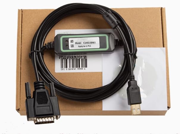 IC690USB901 for GE 90 30 Series PLC Programming Cable Communication Download Cable Gold-Plated High Speed and Stable Model FT232RL Chip 3m