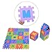 36pcs Soft EVA Foam Mat, Numbers & Letters Play Pad for Kids Learning with Interlocking Puzzle Toy Pieces, for Children