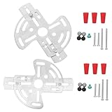 Compatibilité étendue : compatible avec divers luminaires, ce support de fixation convient à une large gamme de plafonniers, d’appliques murales et d’accessoires de lustre pour différents environnements. kit de fixation pour lampe