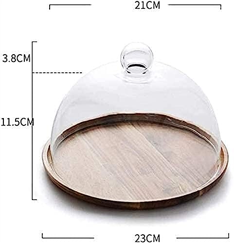 Assiette à dessert avec couvercle en verre pour protéger vos pâtisseries - 3