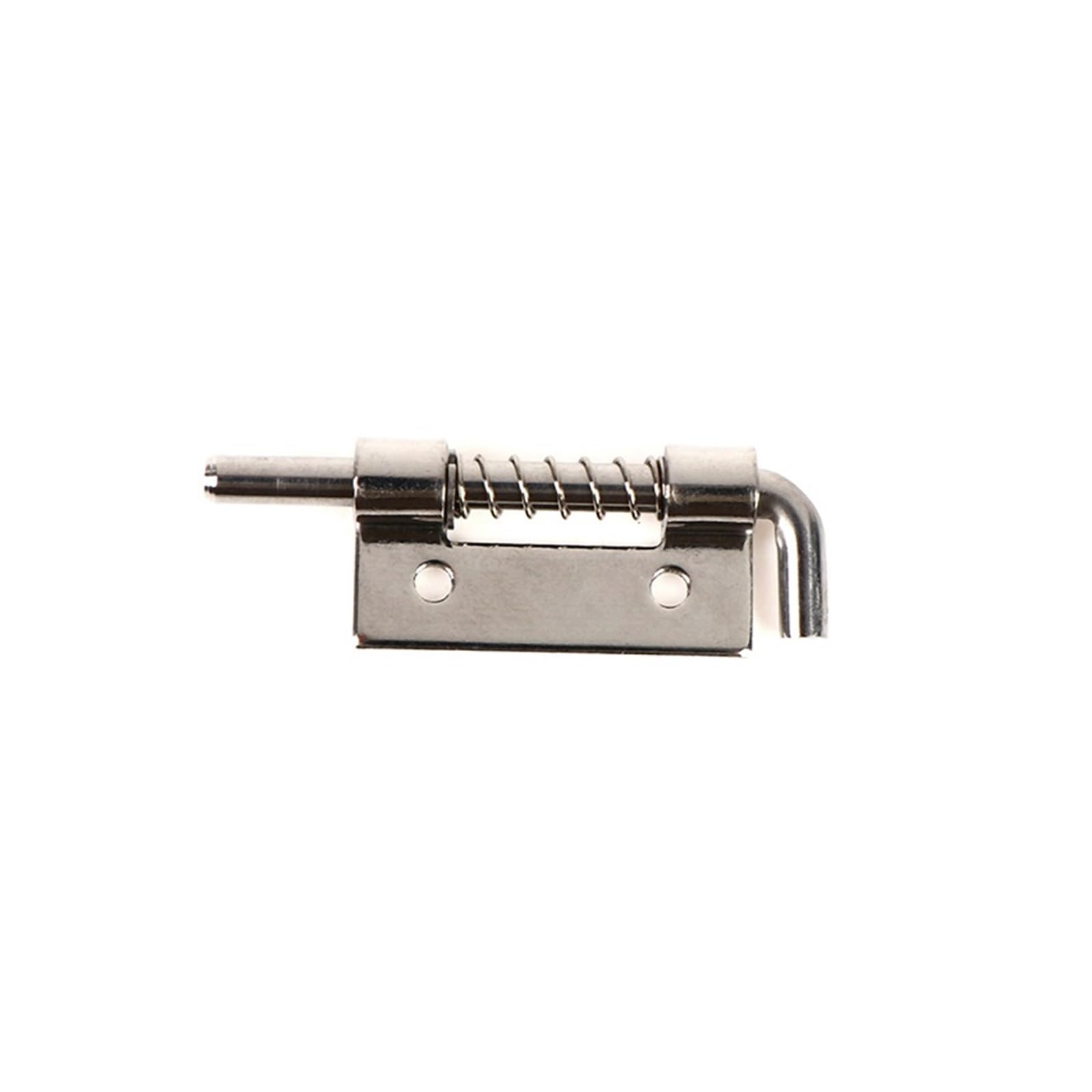 2pc 304 Stainless Steel Loaded Hinge Security Spring Bolt Barrel Latch Hardware for Yard Gate