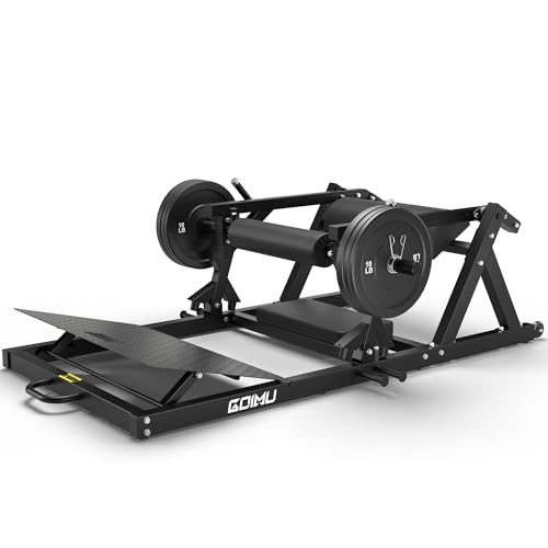 Goimu HT01 Hip Thrust Machine, 800LBS Plate-Loaded Glute Drive with