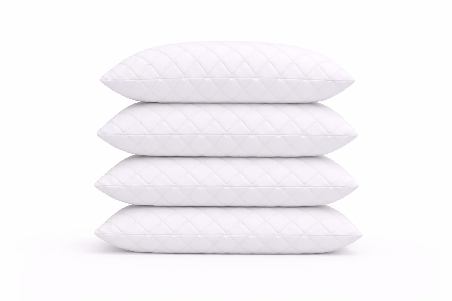Starlight Beds Memory Foam Pillows 4 Pack – Shredded Foam Filling