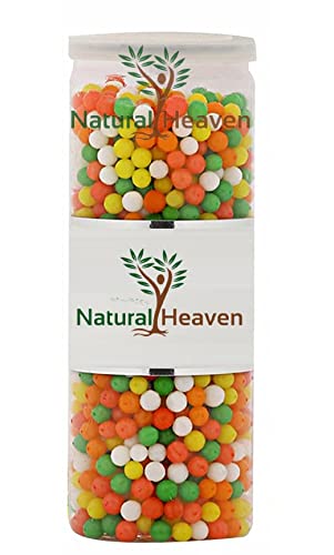 Natural Heaven Fruit Balls Candy | Assorted Fruit Flavour Candy Balls - 400GM | Sugar Pearls | Multicolor Goli For Cake Decoration and Eating (800 Gram)