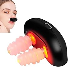 Portable Infrared Nasal Light Therapy Device, Black, USB Rechargeable, Battery Powered, Red Light Treatment for Sinus Reli...