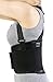Back Brace with Suspenders for Women - Adjustable - Removable Shoulder Straps - Lumbar Support Belt - Lower Back Pain, Work, Lifting, Exercise, Gym - Black - Size L