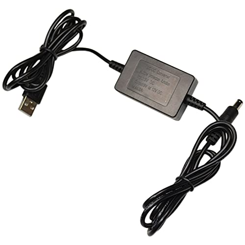 Hqrp 5V Usb To Dc 9V 12V Step-Up Module Converter Cable Works With External Battery Pack Laptop Desktop Tablet Router Speaker Cctv Camera Portable Charger Ac Adapter #TOP3