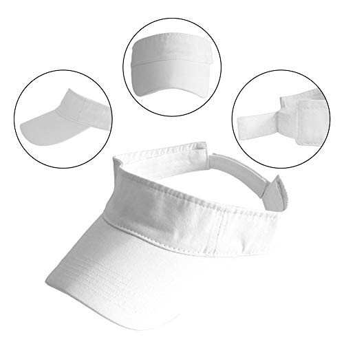 Hh Hofnen Sports Sun Visor Hats Cotton Twill Ball Adjustable Sun Caps For Men Women #TOP2