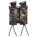 High Speed Gear Double Pistol Taco Mag Pouch | Universal Pistol Magazine Holster | Rapid Response and MOLLE Compatible (Multicam, One Pack)