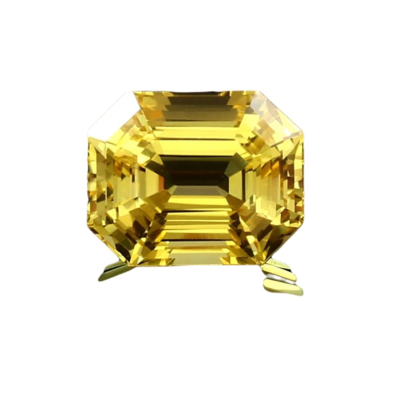 Saphir jaune naturel 11x9mm, la gemme parfaite pour un cadeau