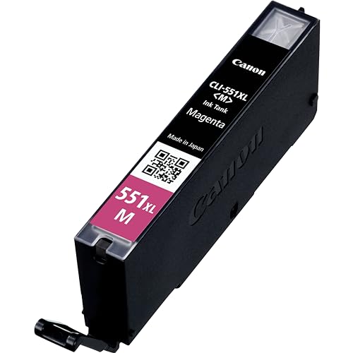 Canon Originaltinte CLI-551M, XL, Magenta, Recyclebare Verpackung