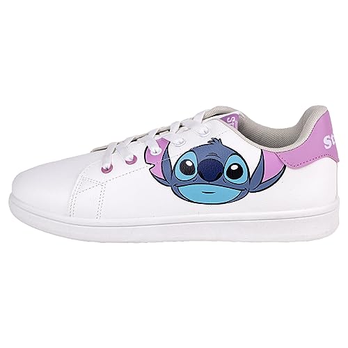 Stitch Sneakers - Weiß, Rosa, Blau und Blau - Größe 39 -...