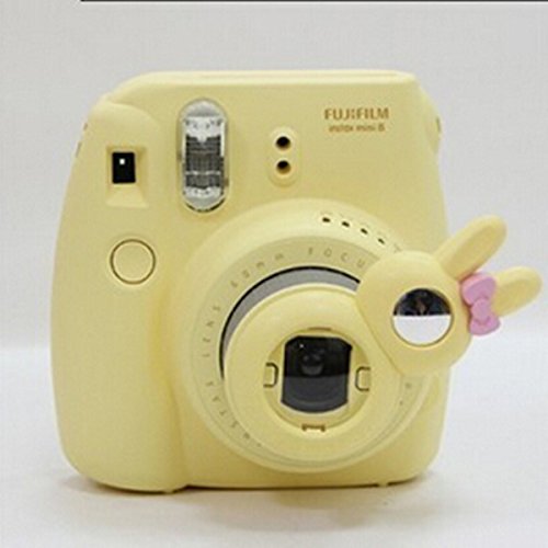 CLOVER Fujifilm Instax Mini 7s 8 Close Up Lens Rabbit Self-Portrait Mirror for Mini 7s 8 Camera - Yellow