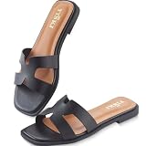 YTSKJ Sandals for Women Dressy Comfortable Flat Open Toe Casual Wide Width Cute Trendy Shoes Soft...