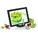 Produktbild Tablet-Ständer Chef Küchenhalterung Stütze für Tablet Edelstahl schwarz neu