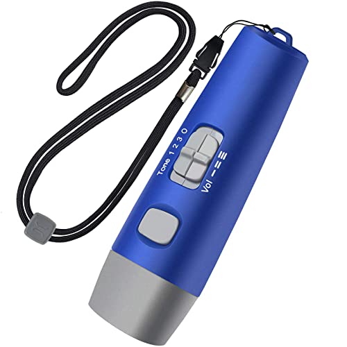 SYOSI Electronic Whistle Adjustable 3 Tone & 3 Volume Electric Whistle with Lanyard Sports Whistle for Teacher Coach Referee Emergency Whistle for Volleyball Soccer Sports Outdoor (Blue)