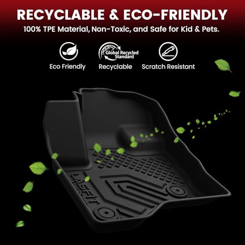 Image of LASFIT Floor Mat Set for 2009-2019 Ford Flex & 2010-2019 Lincoln MKT