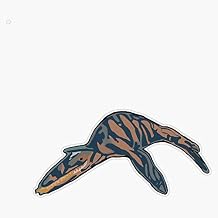Magical Liopleurodon Sticker Vinyl Bumper Sticker Decal Waterproof 5"
