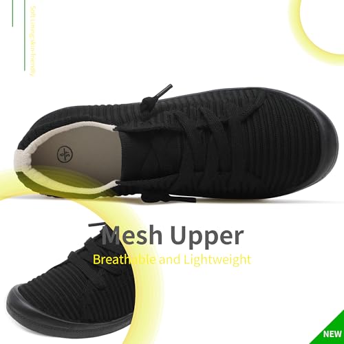 Mesh Slip On Shoes Women Comfort Knit Slip On Loafer Casual Fashion Sneaker Lightweight and Breathable Walking Flats3
