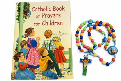 Westmon Works Baptism Set First Rosary and Catholic Book of