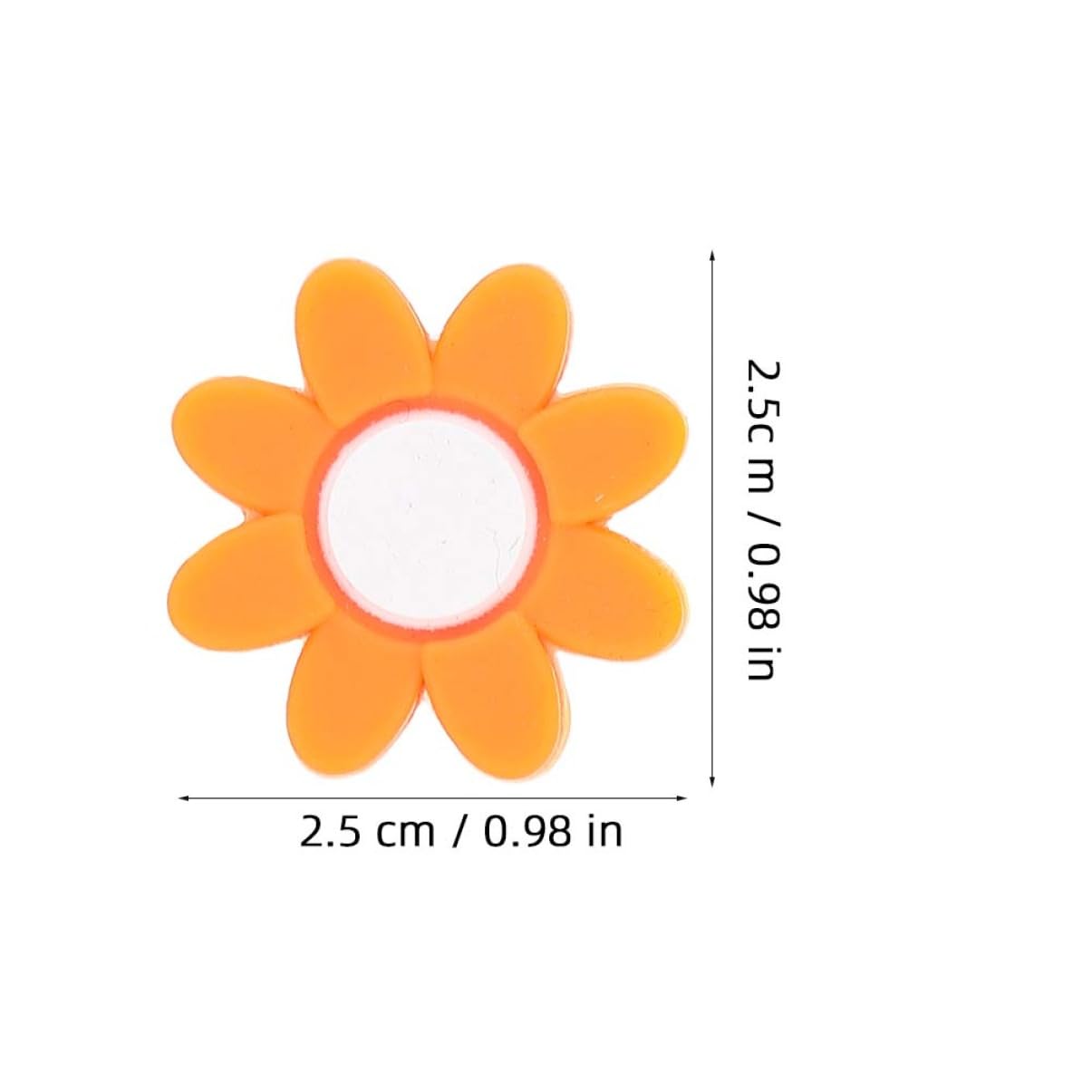 LAPYAPPE 5Pcs Flower Silicone Tennis Racket Dampener Shock Absorption Vibration Control Easy Installation Designs for Comfort Performance
