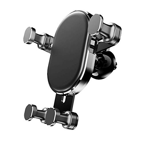 Preisvergleich Produktbild ZDZHU Auto-Telefon-Einfassung, Universalauto-Handy-Einfassung, 2 in 1 Auto-horizontalem Belüftungsöffnungs-Telefon-Halter für iPhone X8 7 6 6S Se 5S Samsung Galaxy S9 S8 S7 S6 S5