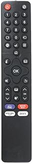 LED 525 Universal Remote Control for Chinese, DACS, Vise LCD LED and Non-Branded Smart TVs - Black ZEE5, HOTSTAR (Please Match with Your Old Remote Before Placing an Order)