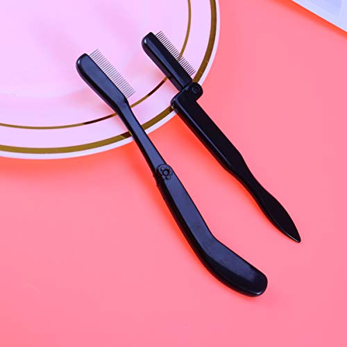 Lurrose 2 pettini per ciglia e sopracciglia, in