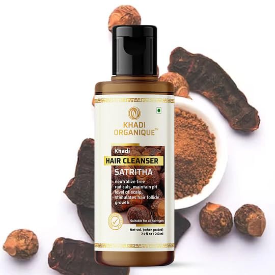 Image of Khadi Organique Satritha Hair Cleanser Natural Herbal Shampoo for Clean, Nourished Hair - 210ml