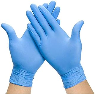 Box of 100 x Blue Disposable Nitrile Gloves Size Small