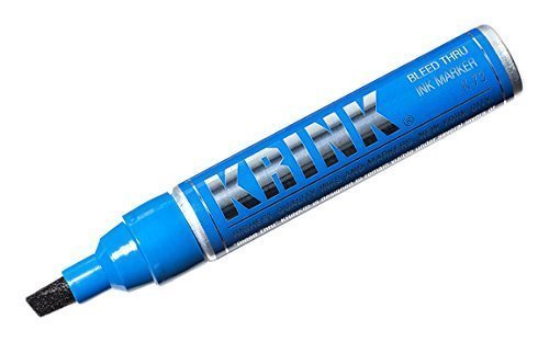 Krink K-73 “Bleed Thru†Ink Marker, Blue Krink K-73 “Bleed Thru†Ink Marker, Blue