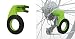 Bopworx Detachable Rear Bicycle Derailleur Guard - Protects the Bike Rear Derailleur During Transport and Storage