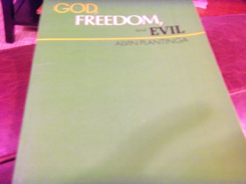 God, Freedom, and Evil 0061318116 Book Cover