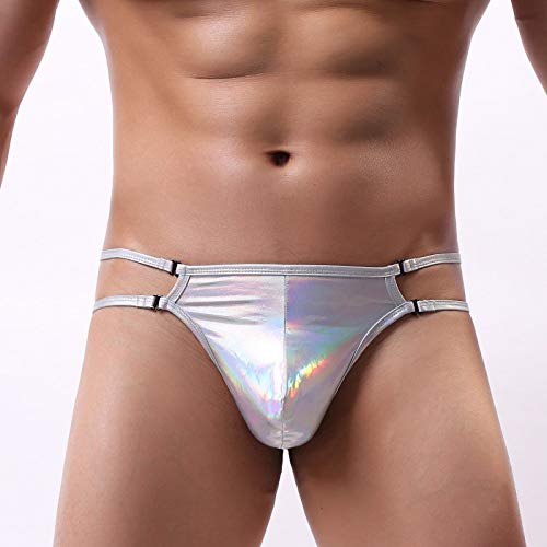 Mendove Mens Jockstrap Thong Liquid Metallic Contour Pouch Bikini Swimsuit2