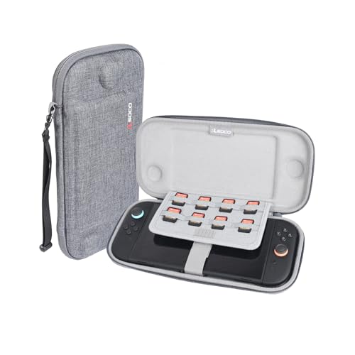 Image of RLSOCO Slim Case for Nintendo Switch 2 Game Console with 8 Game Card Slots - Grey (Case Only)