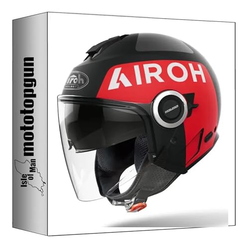 Casque moto jet Airoh Helyos HE611 pour vos balades d'été
