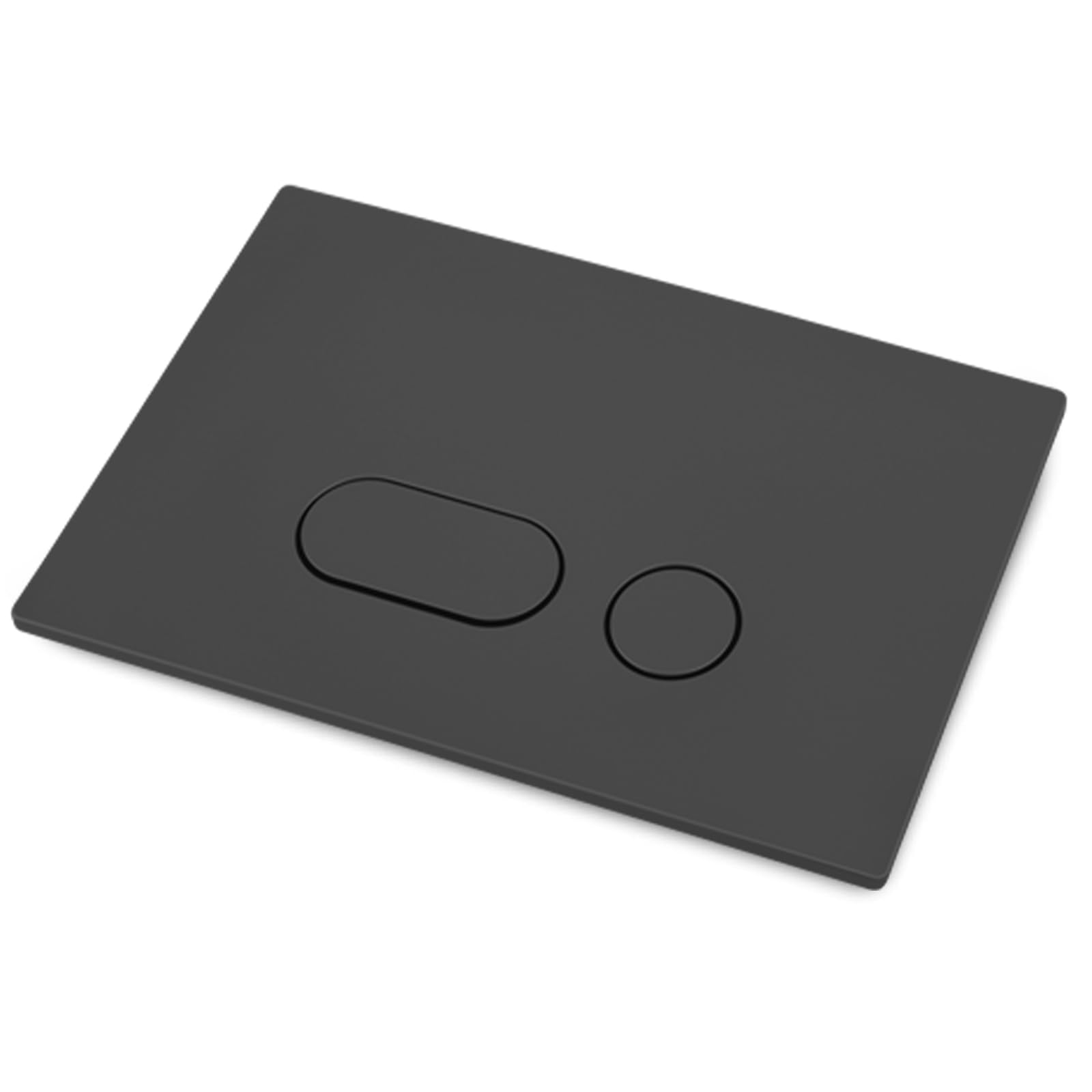 Placa de pulsador compatible con Geberit, placa de pulsador de inodoro, doble enjuague, con juego de palanca de descarga y marco de montaje, compatible con Geberit Sigma 01, 20, 30, 50, Up320 (negro)