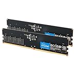 Crucial 128GB Kit (2x64GB) DDR5 RAM 5600MHz (or 5200MHz or 4800MHz) Desktop Memory Kit, UDIMM 288-Pin, Compatible with Latest Intel Core and AMD Ryzen 8000 & Above – CT2K64G56C46U5