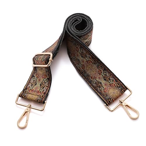 Image of Canvas Crossbody Strap for Handbags - Wide Adjustable Shoulder Strap Replacement