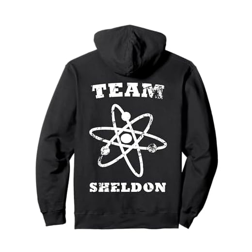 US Big Bang Theory +Logo Team Sheldon Atom 01 Sudadera con Capucha