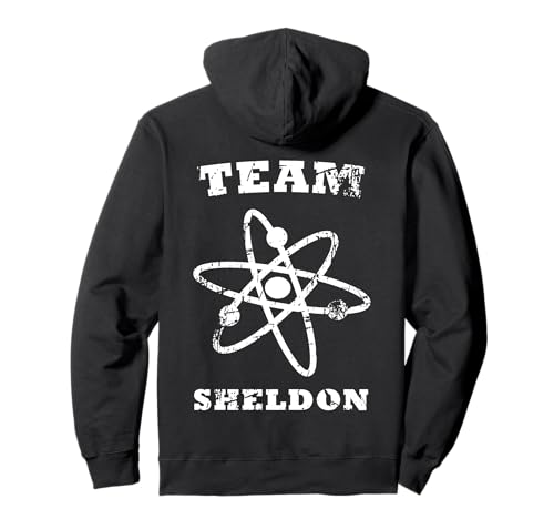 Logotipo de The Big Bang Theory: Equipo Sheldon Atom Sudadera con Capucha