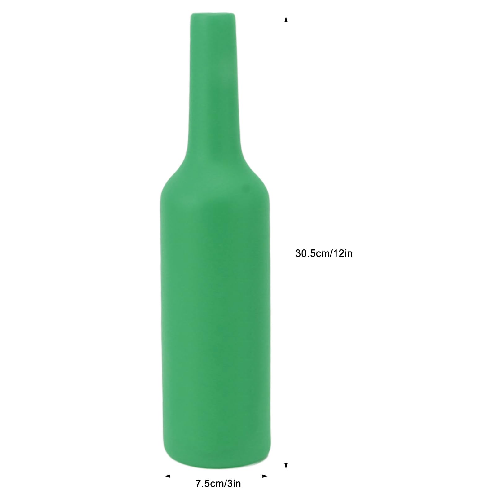 CCYLEZ Bottiglia Barman, Silicone Semplice Pulizia, Infrangibile, Resistente Alle Cadute, Pratica Bottiglia Barman per Bar (GREEN)