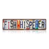 Vintage Fish Whisperer Street Sign