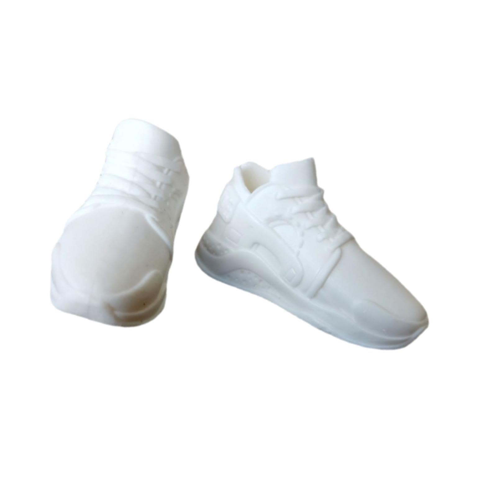 16 Mans Shoes Casual For Doll Boy Men Featuring Unique Realistic Details Captivating Doll Collectors Imagination Scene Photo Prop Pretend Play Toy Comfort, White, casual shoes