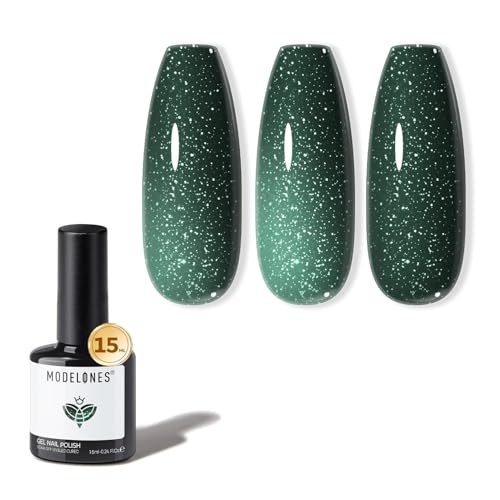 modelones Gel Nail Polish Green Sage Color Changing