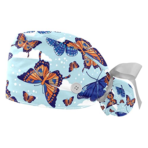 Casquettes de travail JDEZ - Bandeau anti-transpiration papillon ajustable